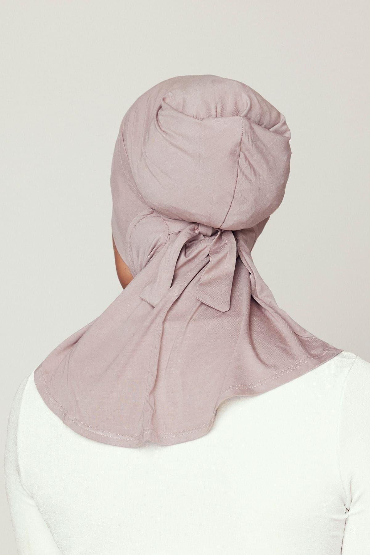 Lila Neck Cover Hijab-Camel - Zahraa The Label