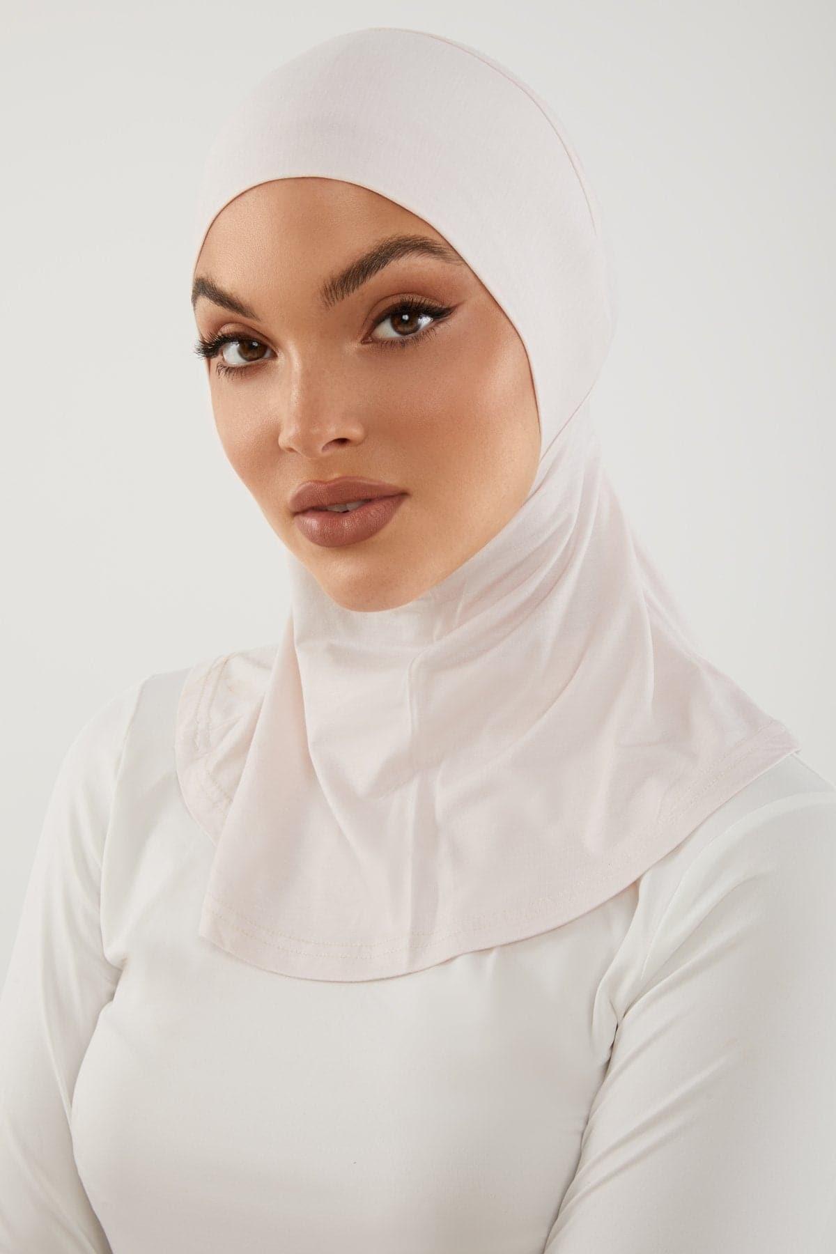 Lila Neck Cover Hijab- Heavenly Pink - Zahraa The Label