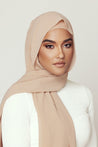 Matching Hijab & Undercap Bundle - Caramel - Zahraa The Label