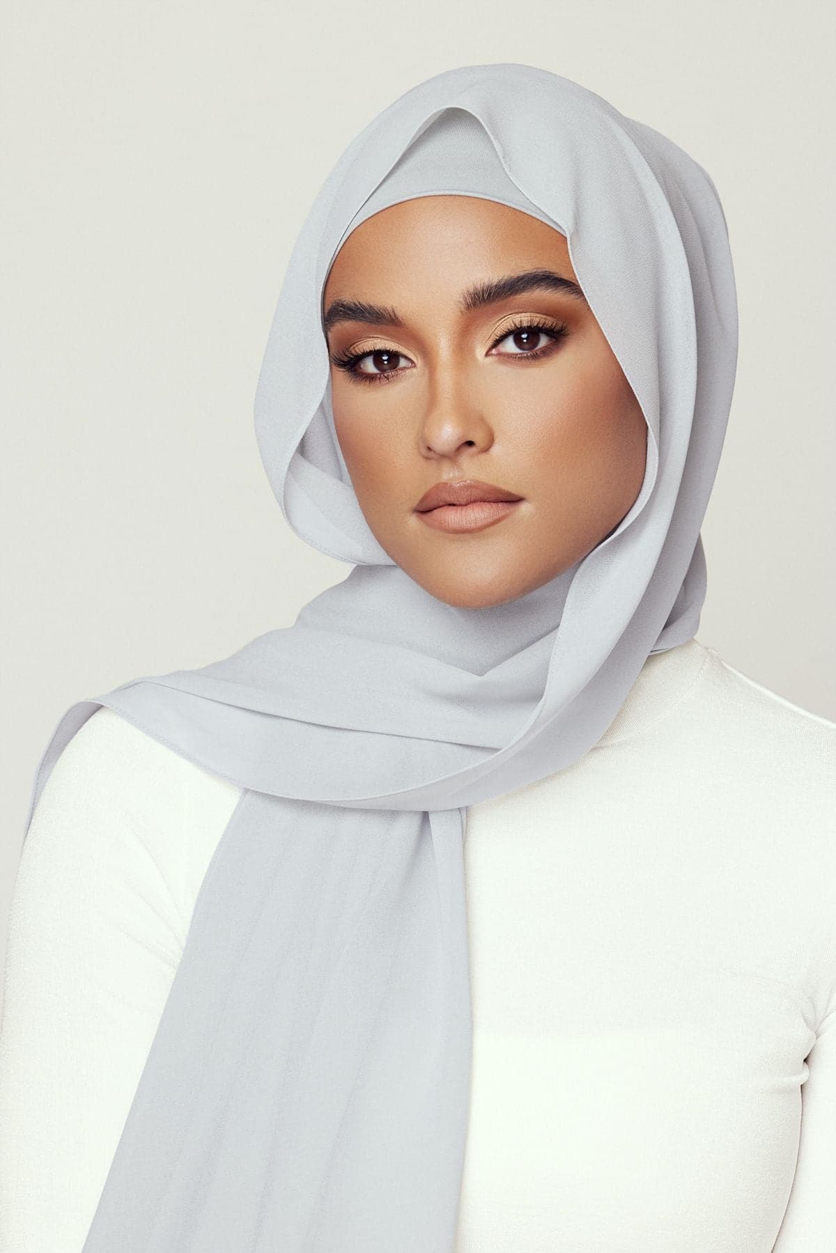 Matching Hijab & Undercap Bundle - Cloud - Zahraa The Label