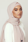 Matching Hijab & Undercap Bundle - Latte - Zahraa The Label