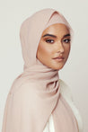 Matching Hijab & Undercap Bundle - Oat - Zahraa The Label