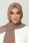 Matching Hijab & Undercap Bundle - Walnut - Zahraa The Label