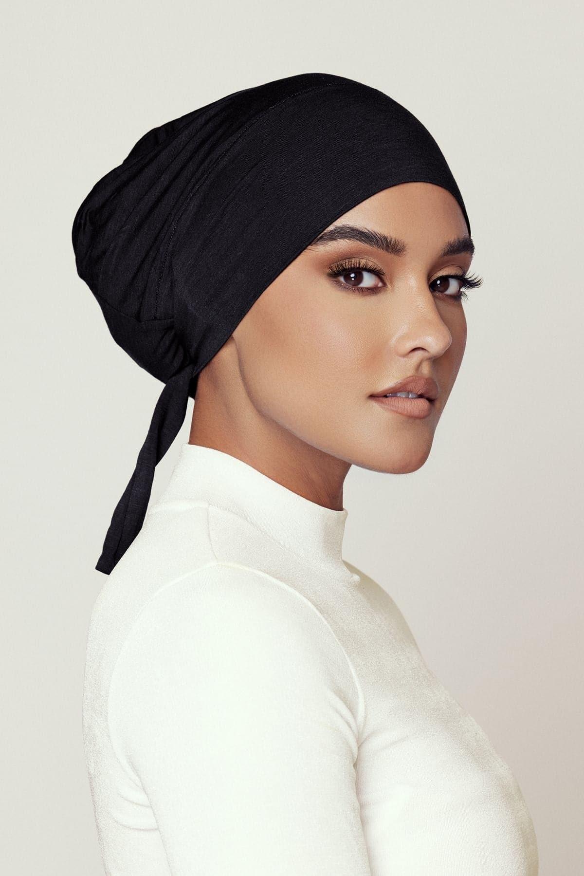 Noor Hijab Undercap- Black - Zahraa The Label