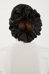 Satin Hijab Scrunchie- Black - Zahraa The Label