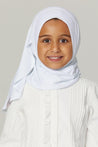 Youth Instant Jersey Hijab - Snow White - Zahraa The Label