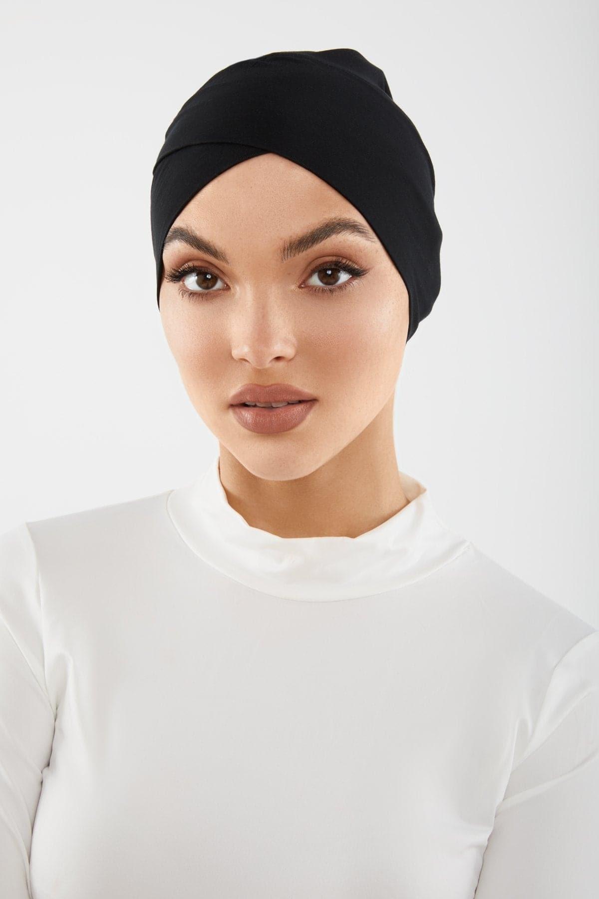 Zena Criss-Cross Undercap- Black - Zahraa The Label