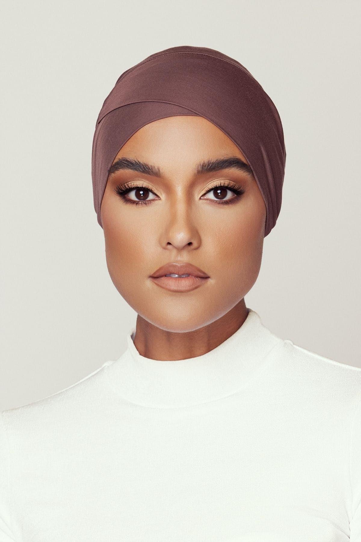 Zena Criss-Cross Undercap- Mocha - Zahraa The Label