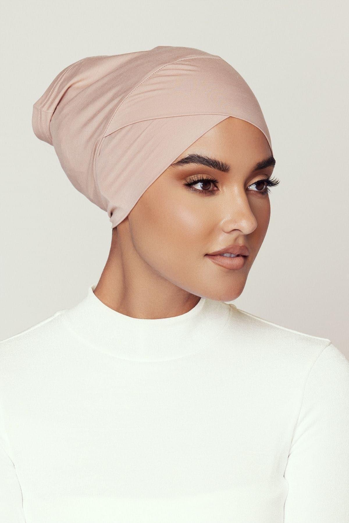 Zena Criss-Cross Undercap- Oat - Zahraa The Label