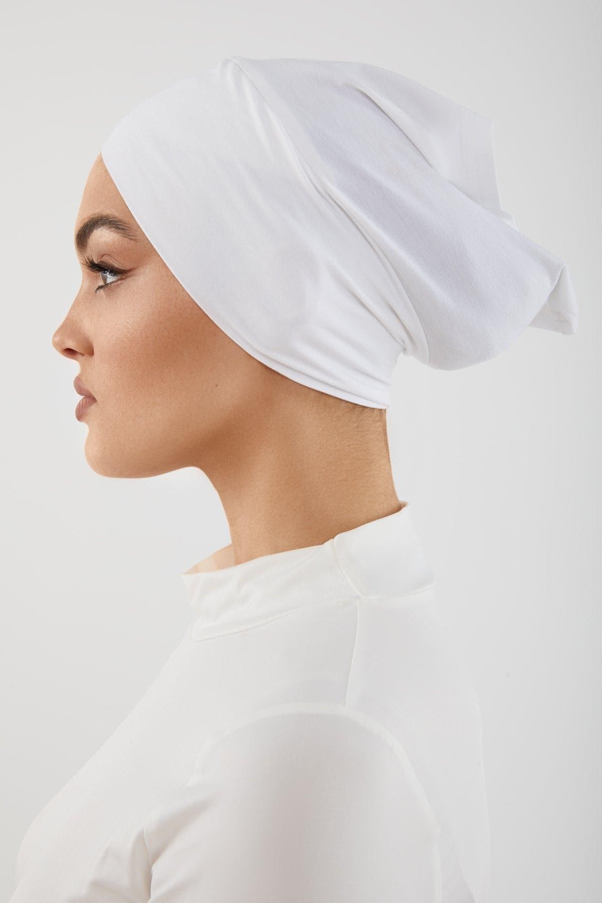 Zena Criss-Cross Undercap- White - Zahraa The Label